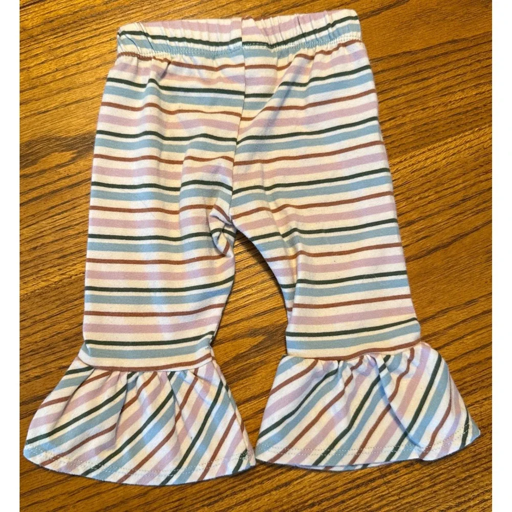 Rare Editions‎ Outfit 6-9M Ruffle Top Bell Bottom Pants